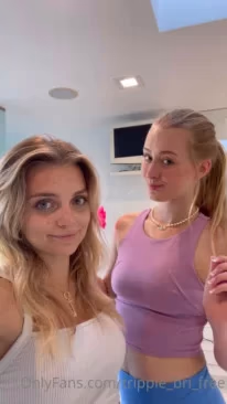 Trippie Bri's Lesbian strapon fucks private porn