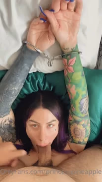 Princesspineapple - Tied Hands Anal Creampie | Leaked Video