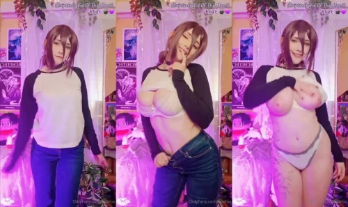 Enafox - Celebrity Cosplay Reze Striptease | Leaked Video
