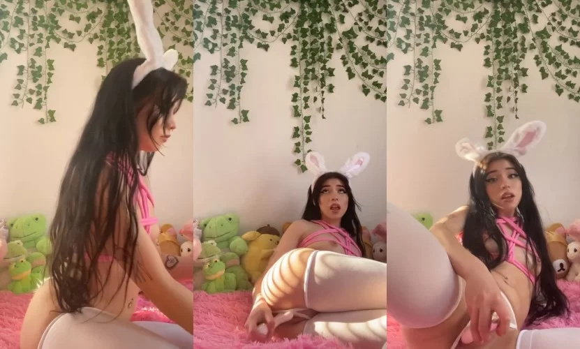 Babiedarko - Horny Bunny Self Bondage | Leaked Video